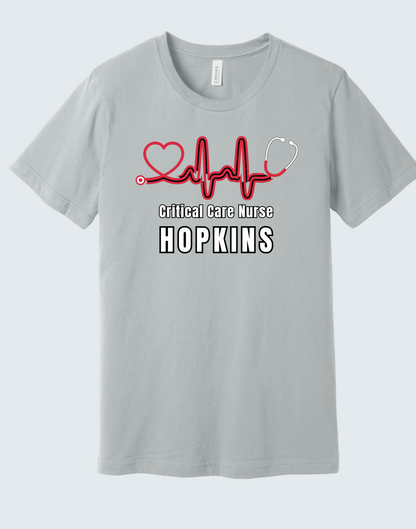 BELLA+CANVAS® Unisex Jersey Short Sleeve Tee- CRITICAL CARE NURSE