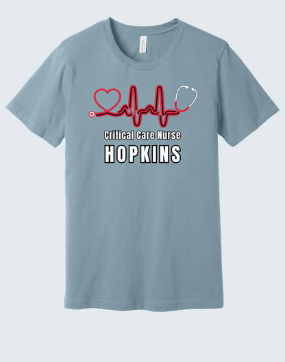 BELLA+CANVAS® Unisex Jersey Short Sleeve Tee- CRITICAL CARE NURSE