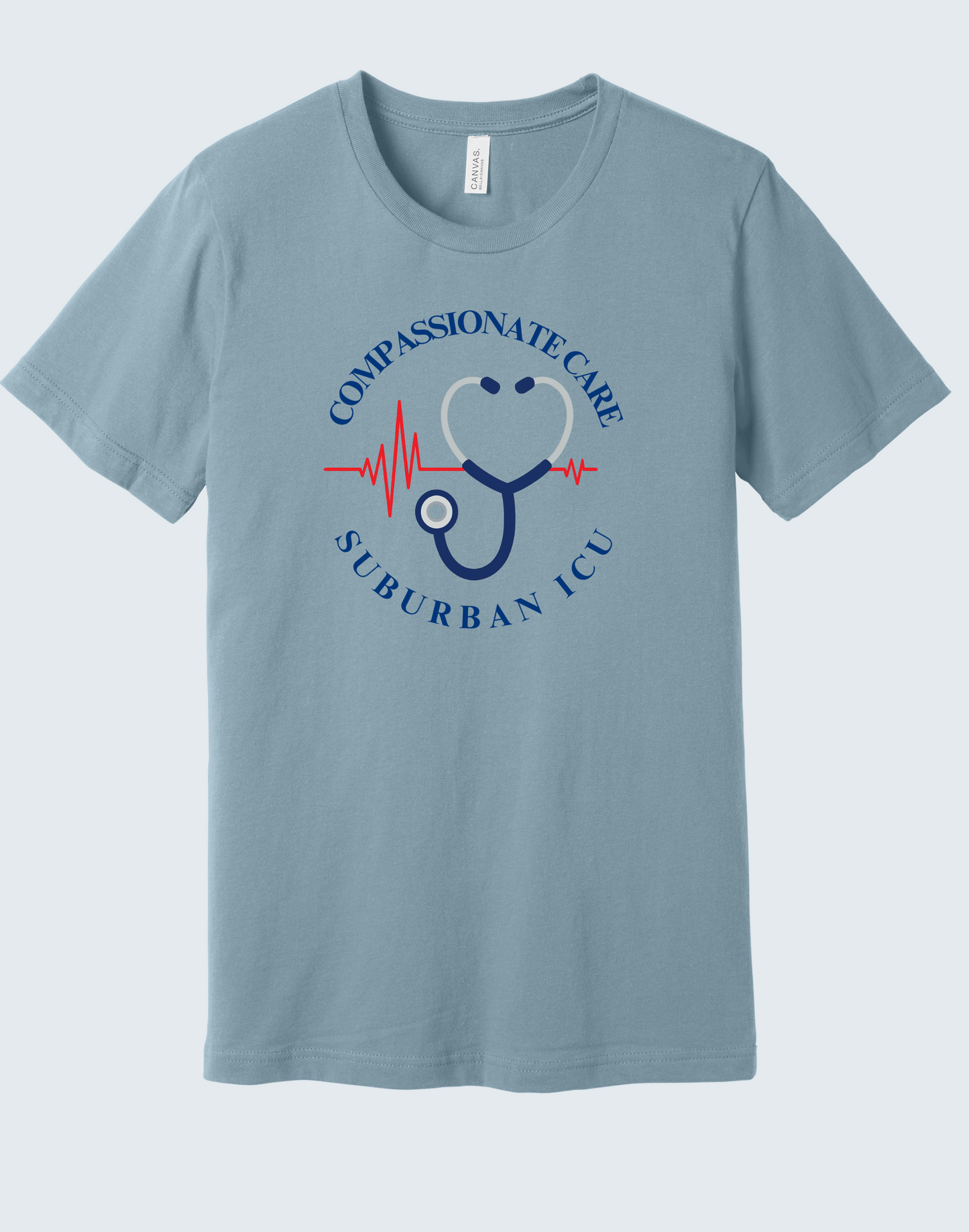 BELLA+CANVAS® Unisex Jersey Short Sleeve Tee- COMPASSIONATE CARE SUBURBAN ICU