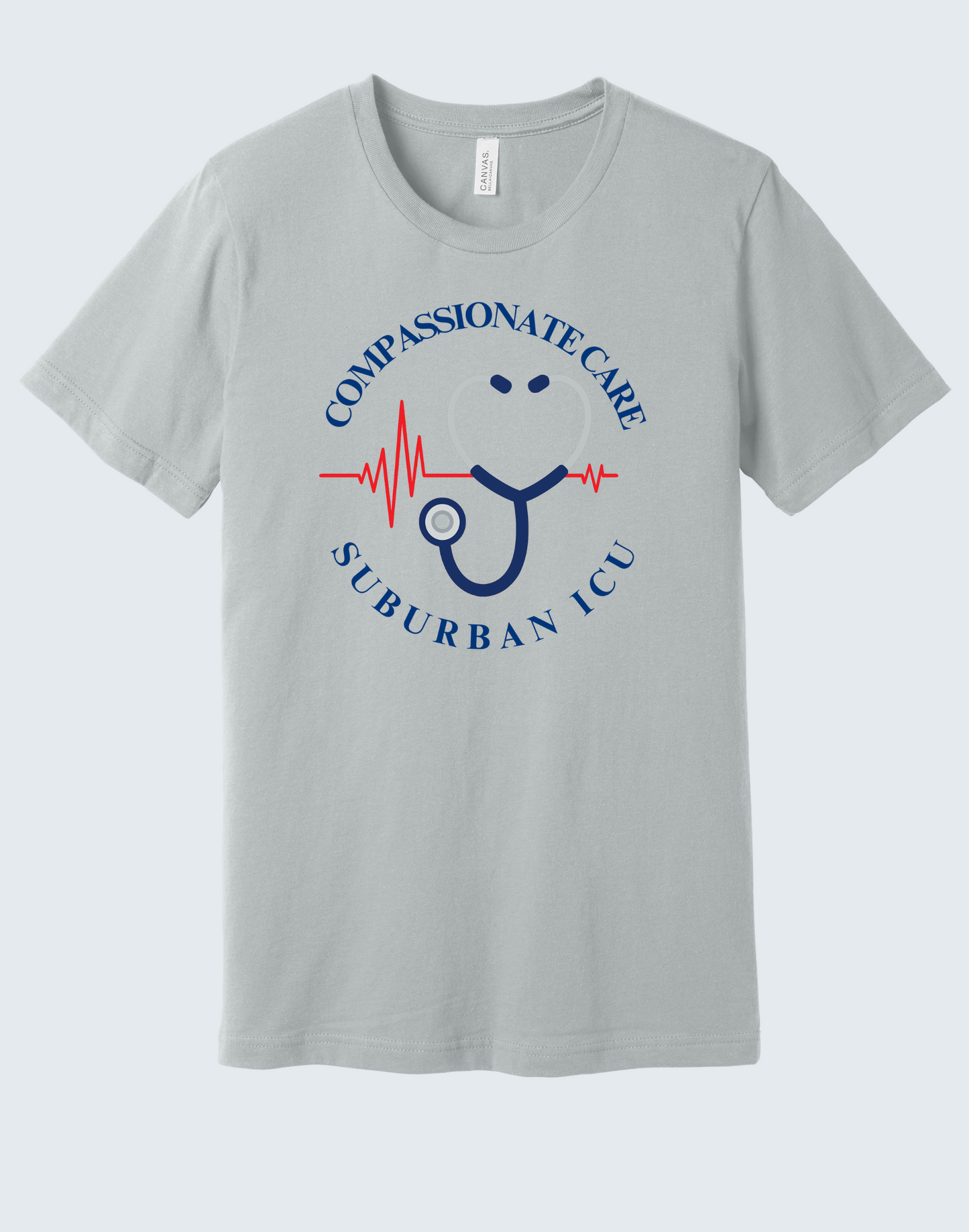 BELLA+CANVAS® Unisex Jersey Short Sleeve Tee- COMPASSIONATE CARE SUBURBAN ICU
