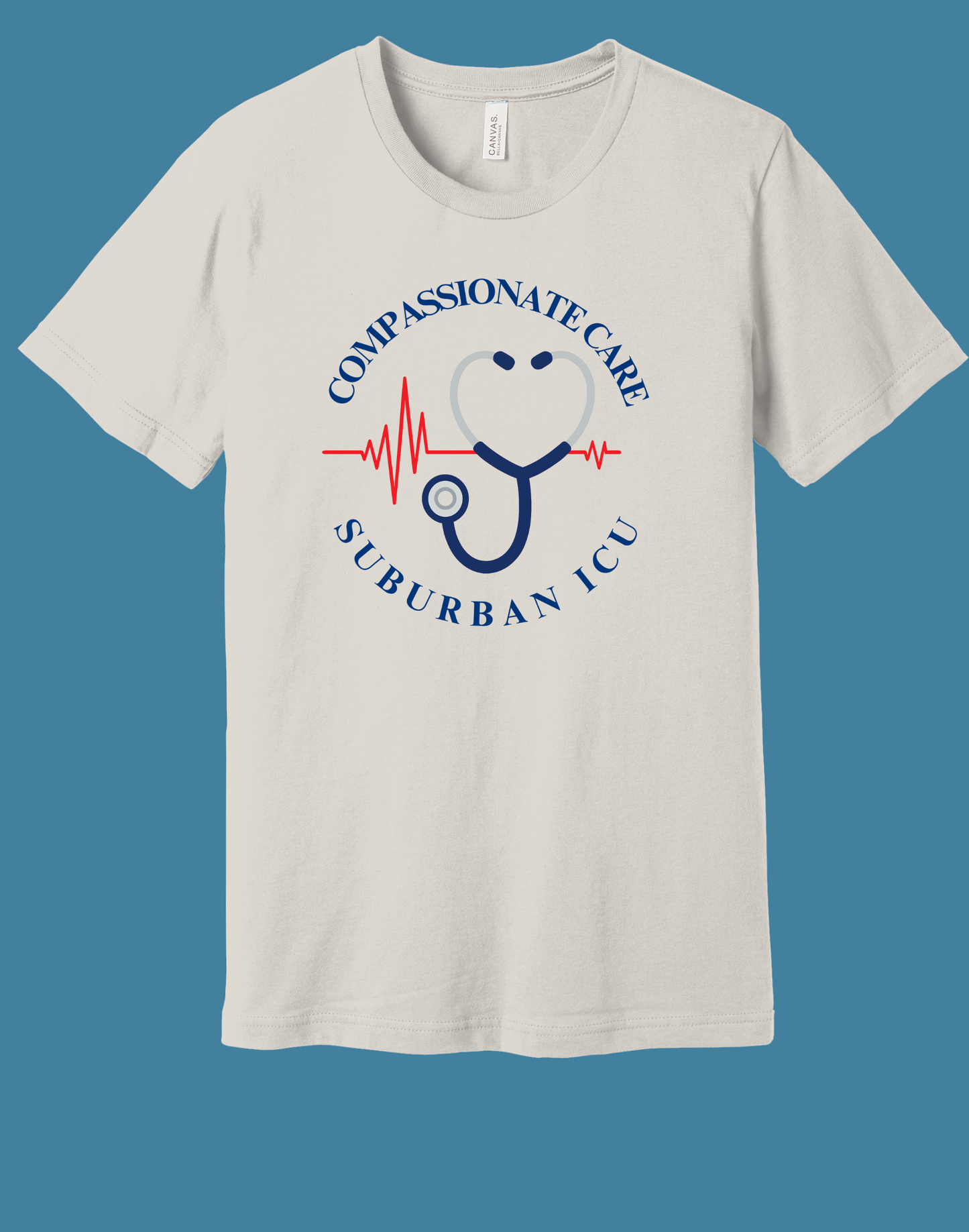 BELLA+CANVAS® Unisex Jersey Short Sleeve Tee- COMPASSIONATE CARE SUBURBAN ICU