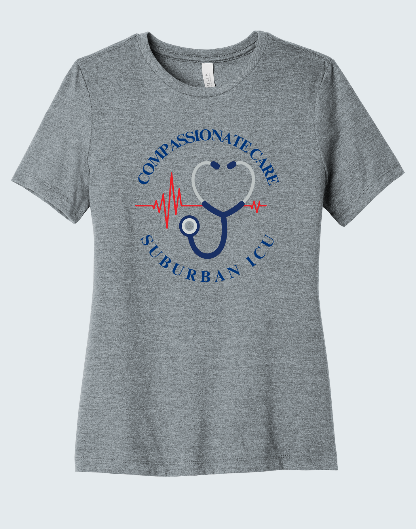 BELLA+CANVAS® Women’s Relaxed Triblend Tee -SUBURBAN ICU