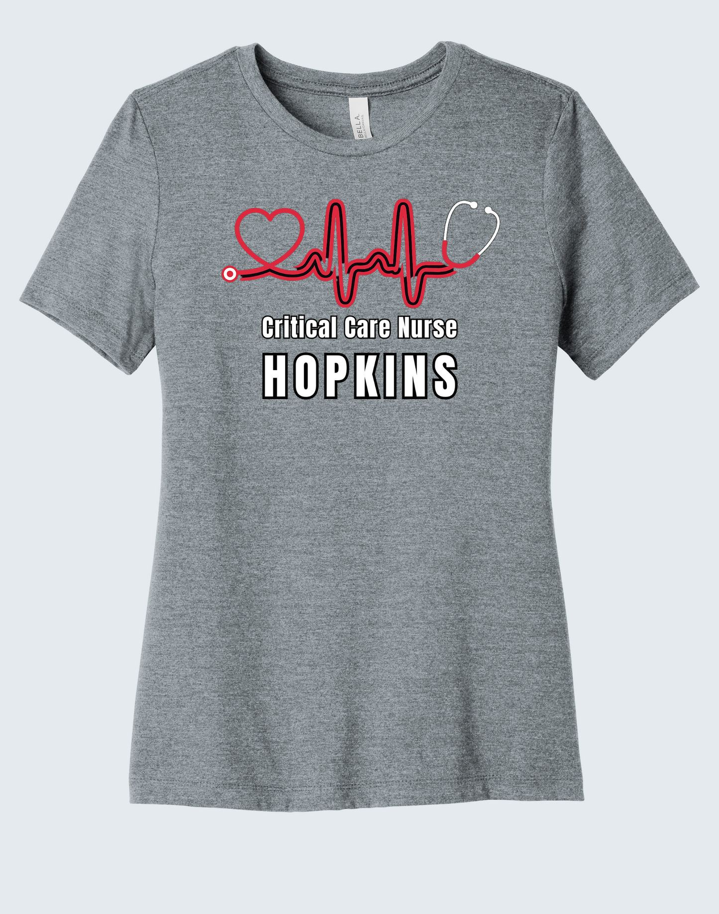 BELLA+CANVAS® Women’s Relaxed Triblend Tee - CRITICAL CARE NURSE