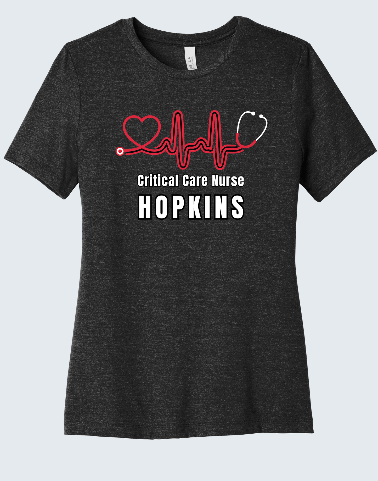 BELLA+CANVAS® Women’s Relaxed Triblend Tee - CRITICAL CARE NURSE