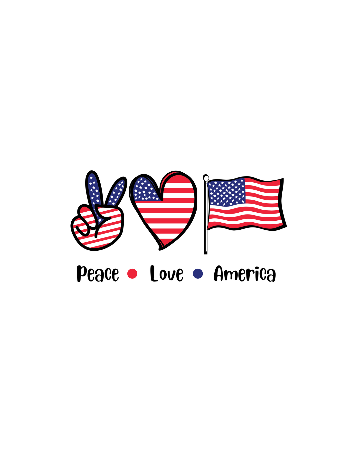 PEACE-LOVE-AMERICA